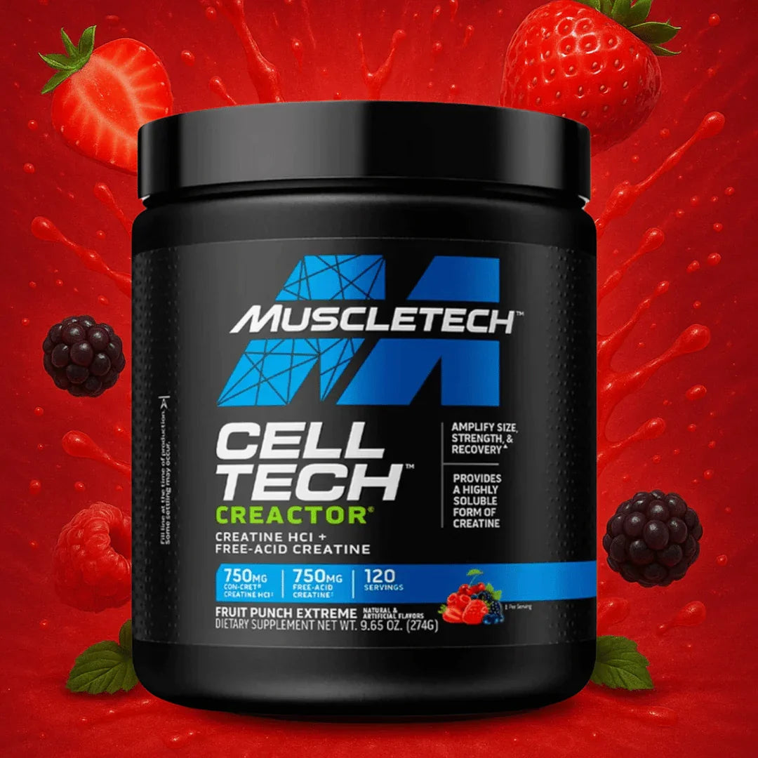 Creatina MuscleTech Cell Tech Creactor 240 g 120 Serv - Fruit Punch