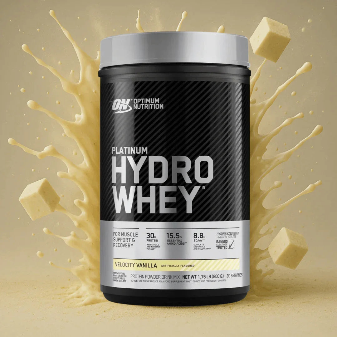 Optimum Nutrition Platinum HydroWhey Turbo Vainilla 1.75 lb 20 serv