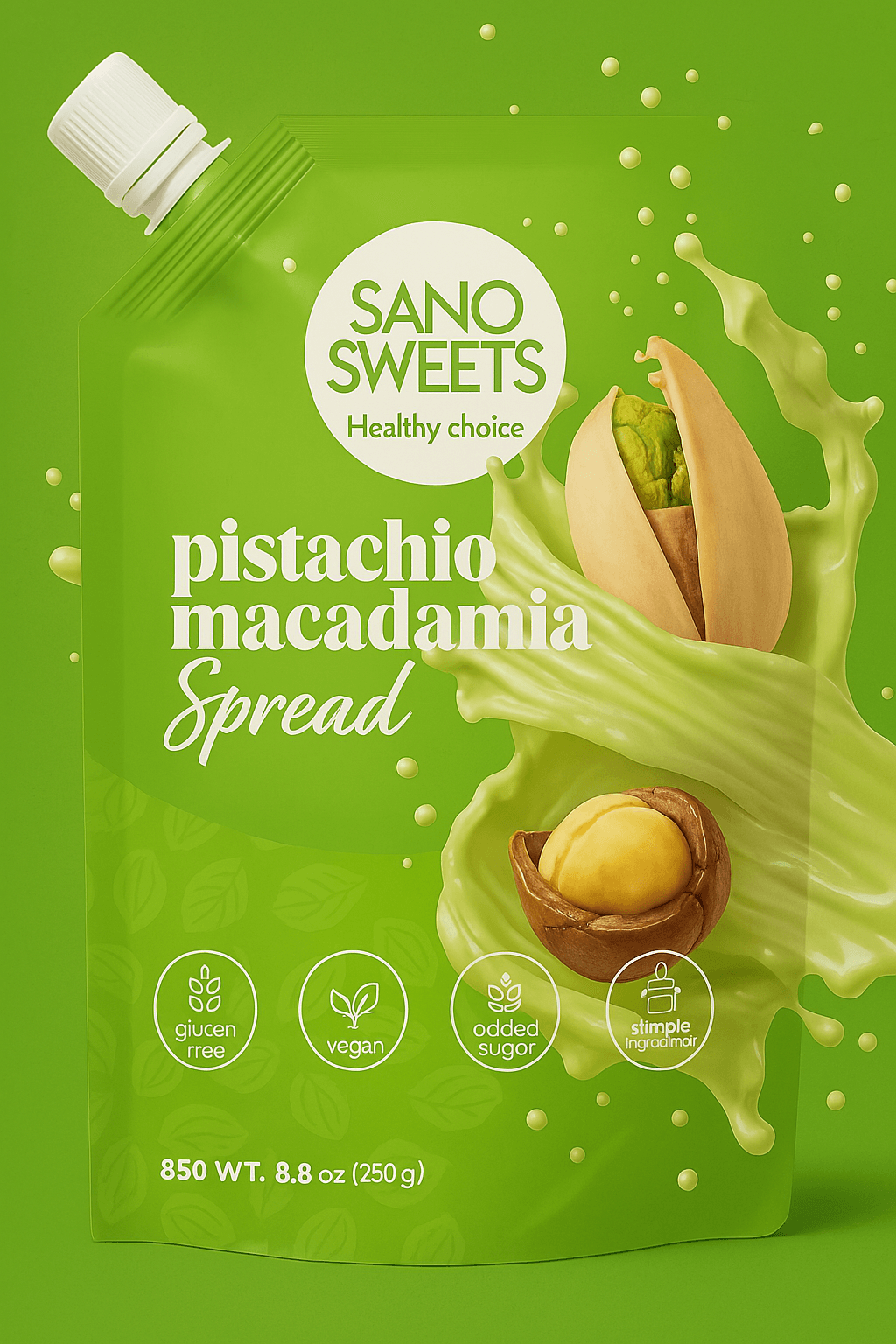 Sano Sweets Pistacho Macadamia 250 g