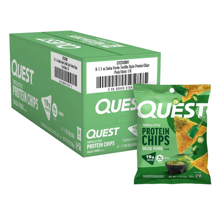 Quest Chips de Proteína   Salsa Verde Tortilla Style