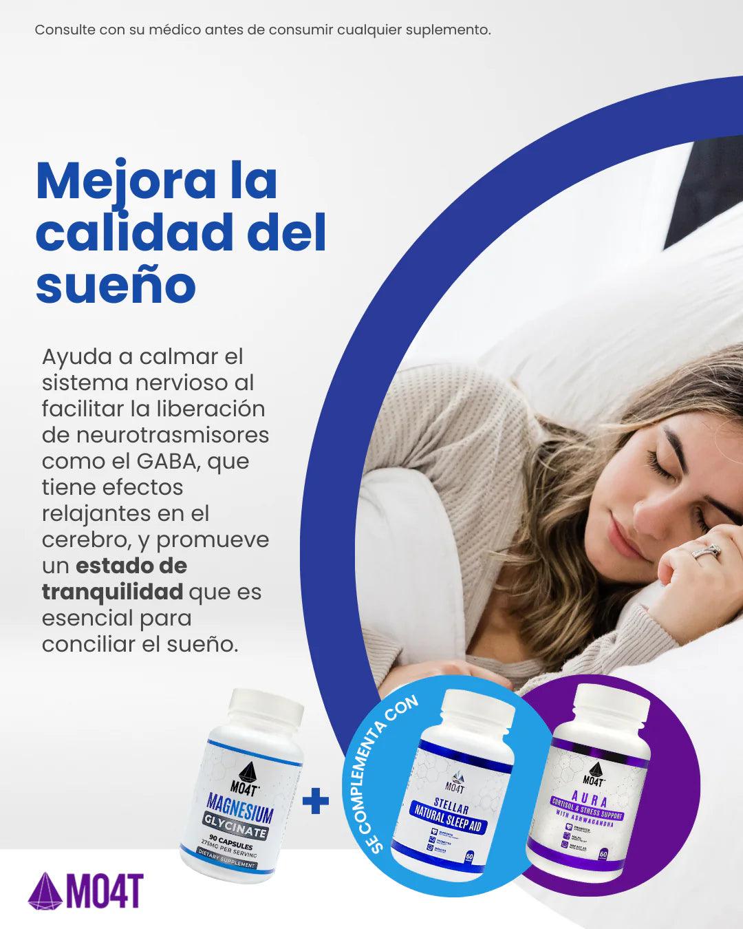 MO4T GLICINATO DE MAGNESIO 90 Caps
