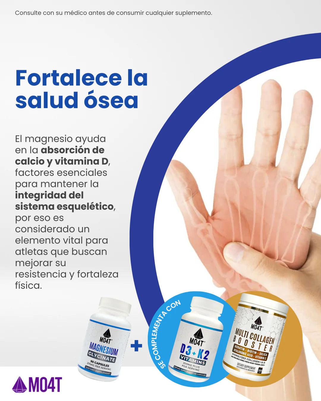 MO4T GLICINATO DE MAGNESIO 90 Caps