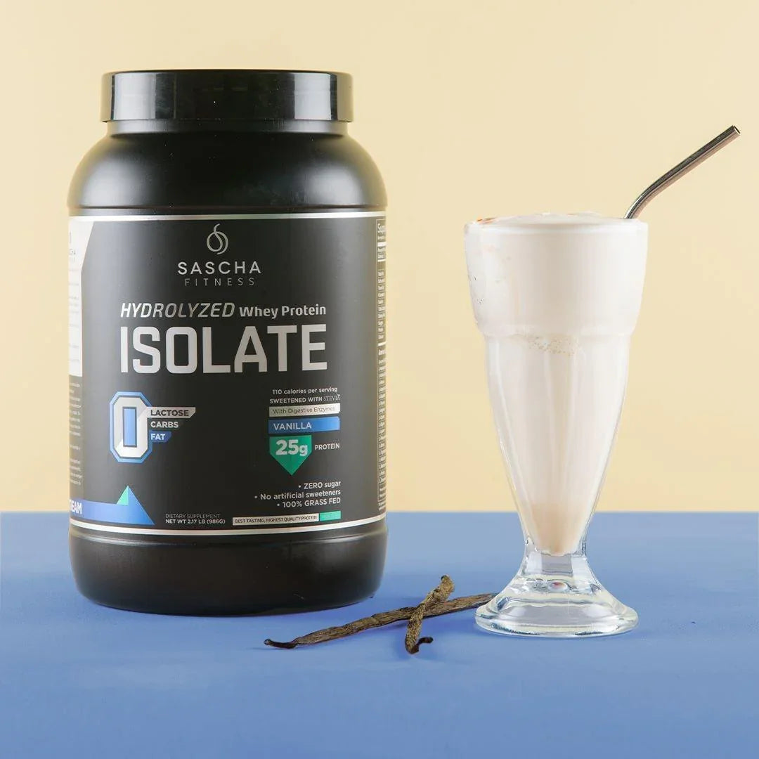 Proteína Sascha Fitness Hydrolyzed Whey Protein Isolate VANILLA 2.11 Lb
