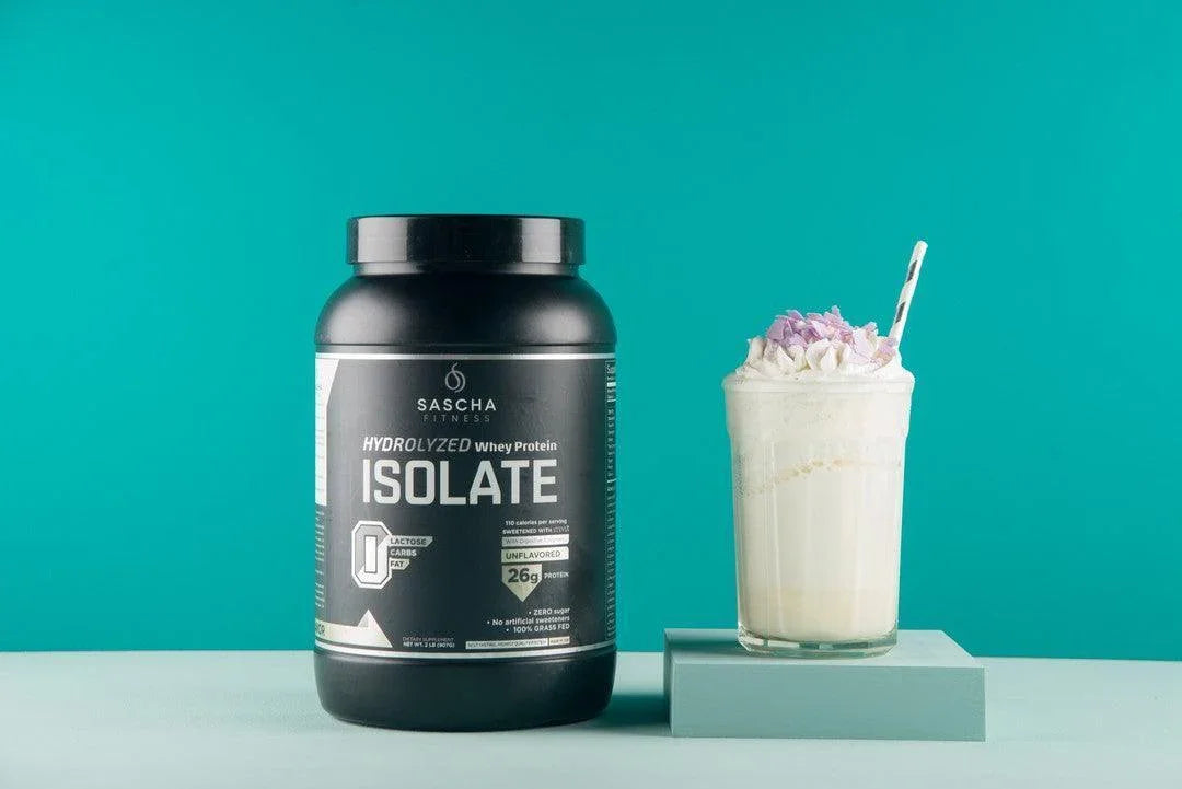 Proteína Sascha Fitness Hydrolyzed Whey Protein Isolate SIN SABOR 1.98 Lb