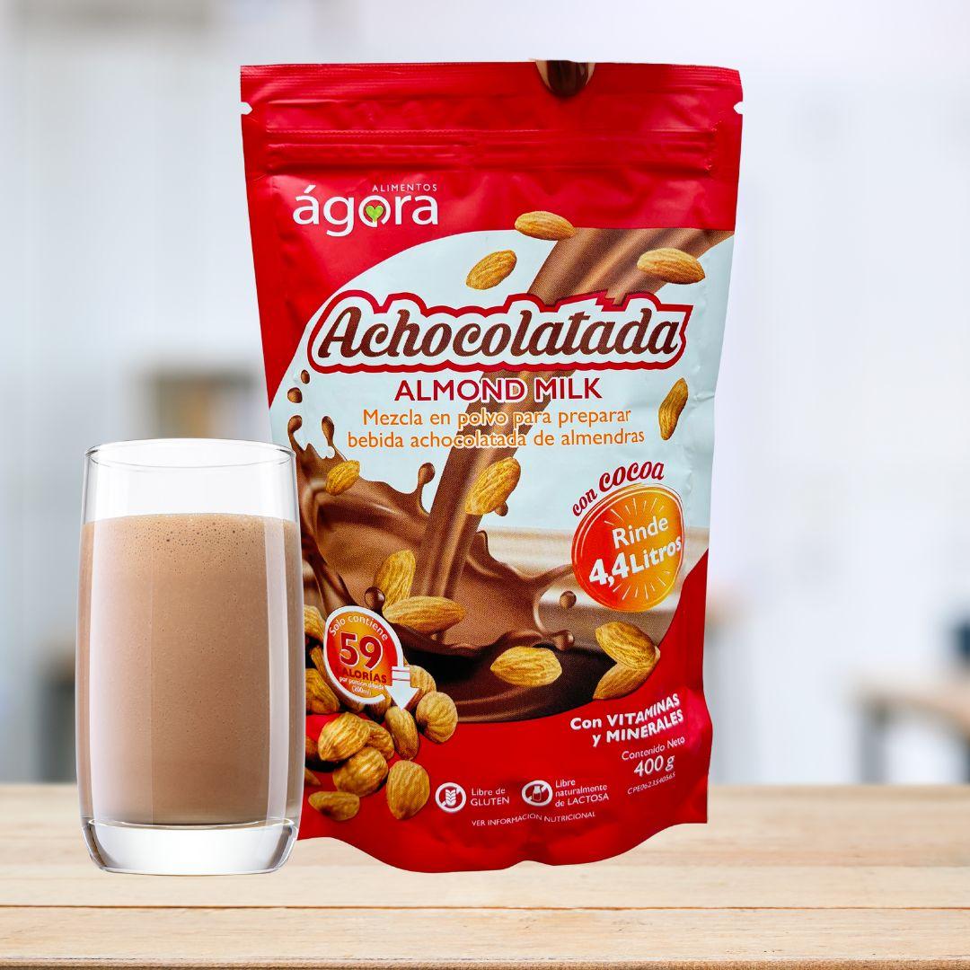 Leche de Almendras Achocolatada en Polvo Agora 400 g