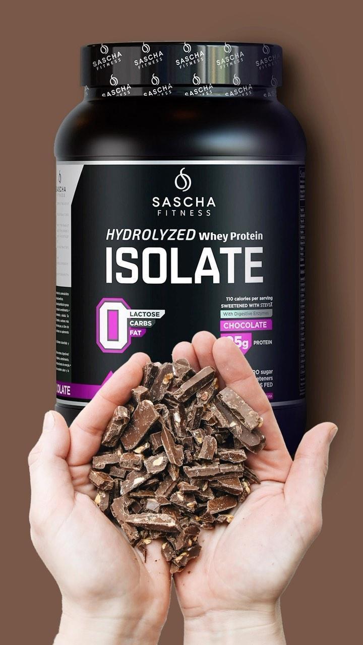Proteína Sascha Fitness Hydrolyzed Whey Protein Isolate CHOCOLATE 2.17 lb