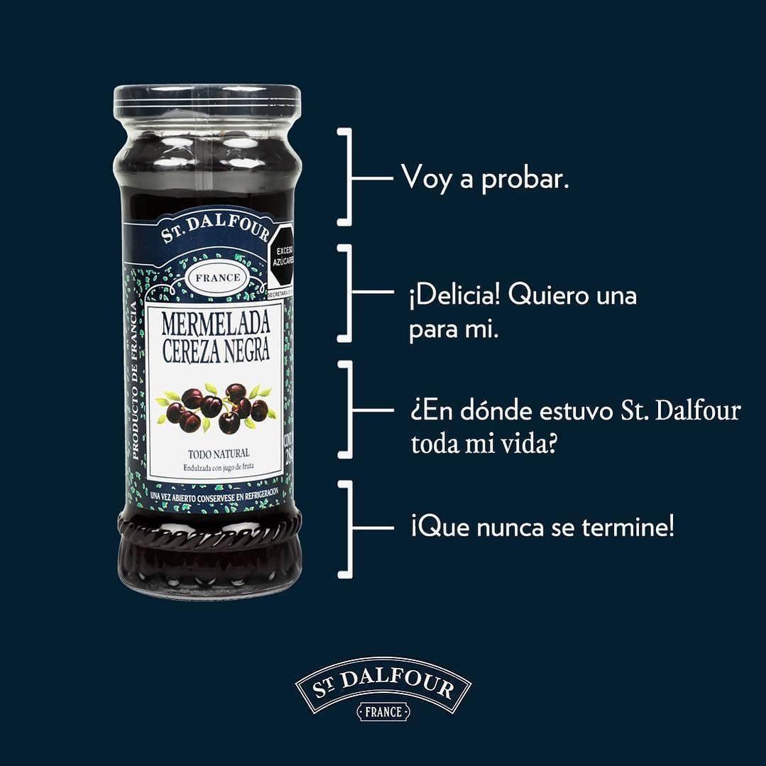 Mermelada St. Dalfour Cereza Negra 284 g
