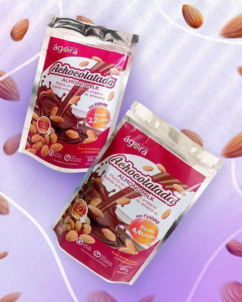Leche de Almendras Achocolatada en Polvo Agora 400 g