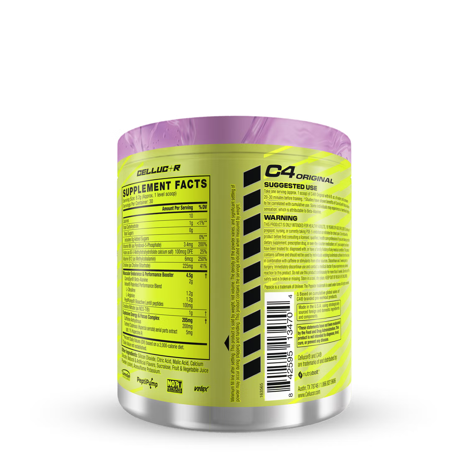 Pre Workout C4 Original   Grape   30 servicios