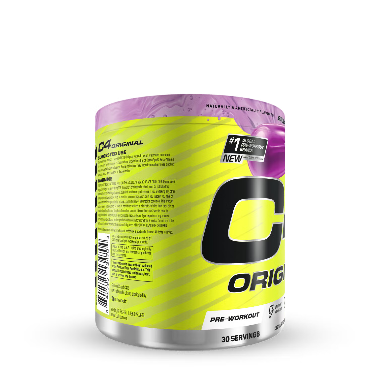 Pre Workout C4 Original   Grape   30 servicios