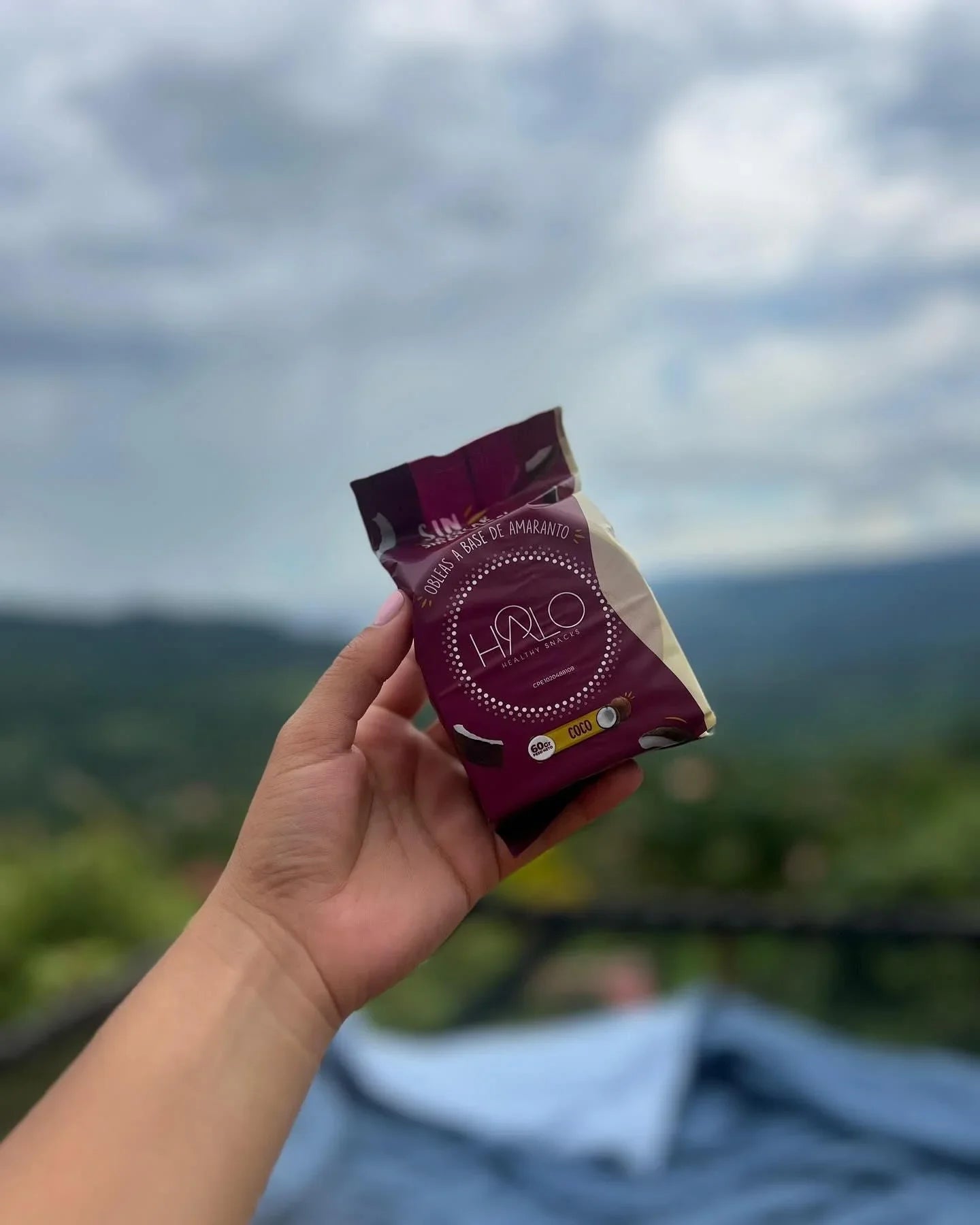 Paquete HALO Obleas de Amaranto Coco 60 g