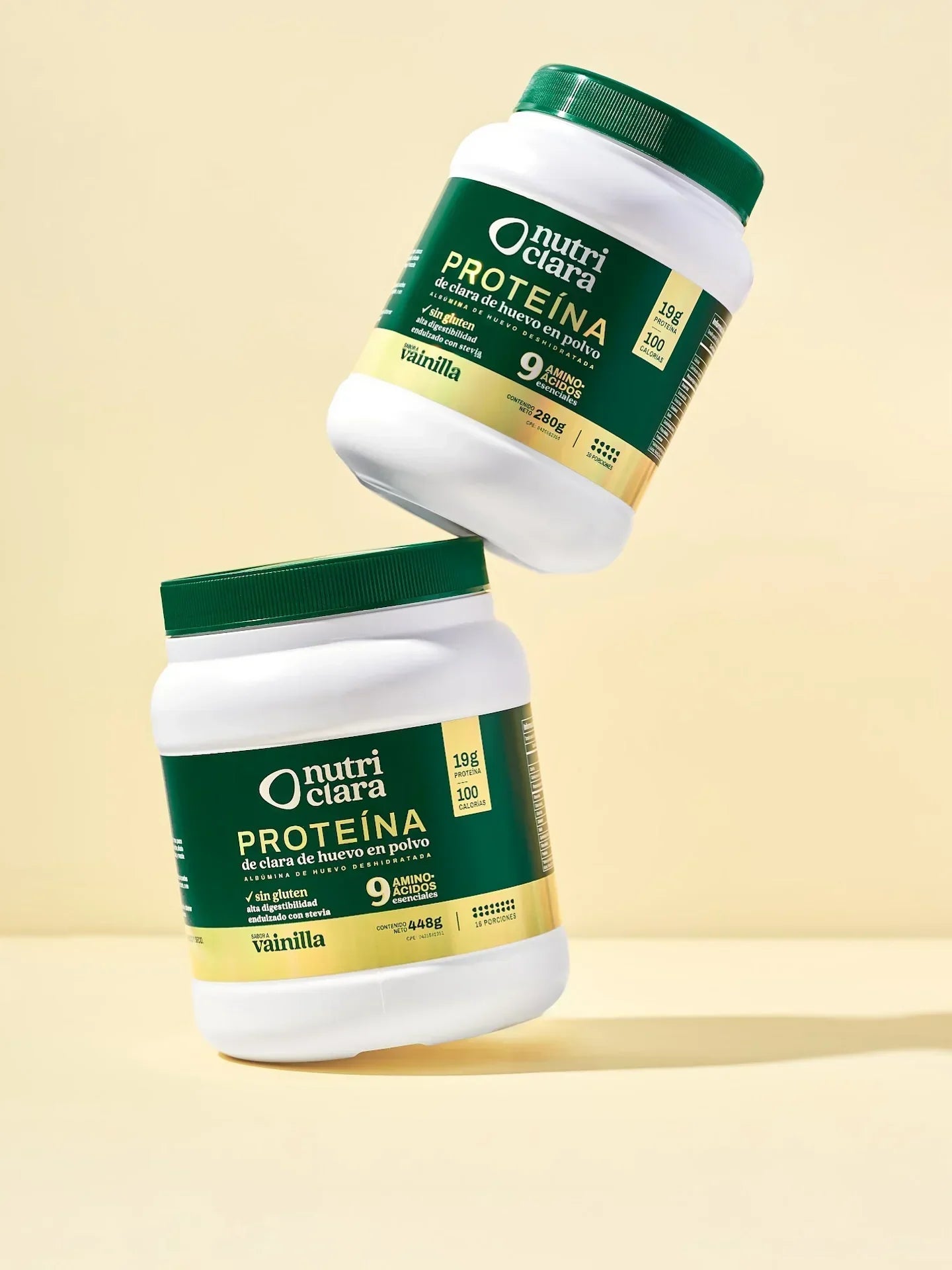 Nutriclara Proteina de clara de huevo - Vainilla 280 g