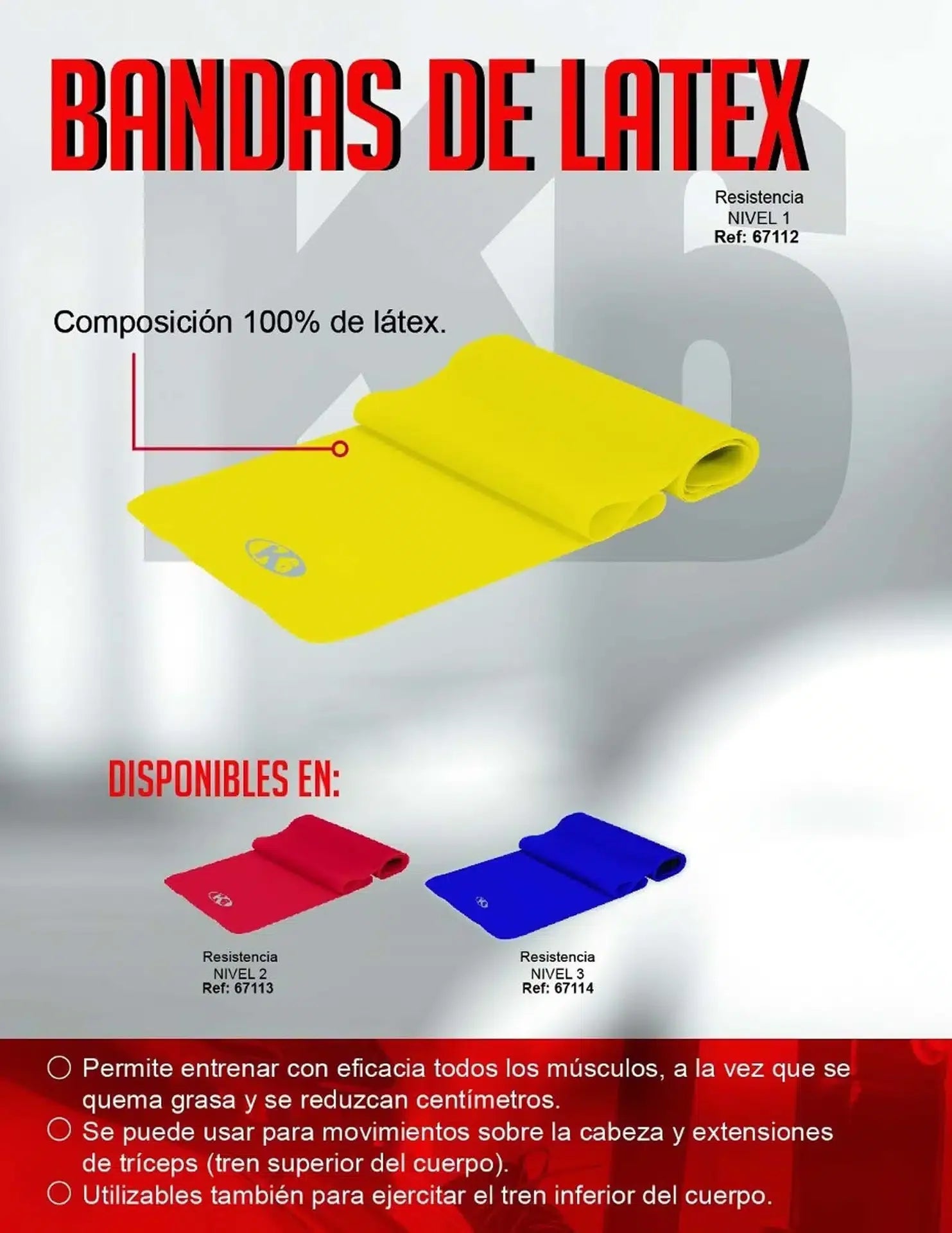 Set de Bandas de Elásticas K6