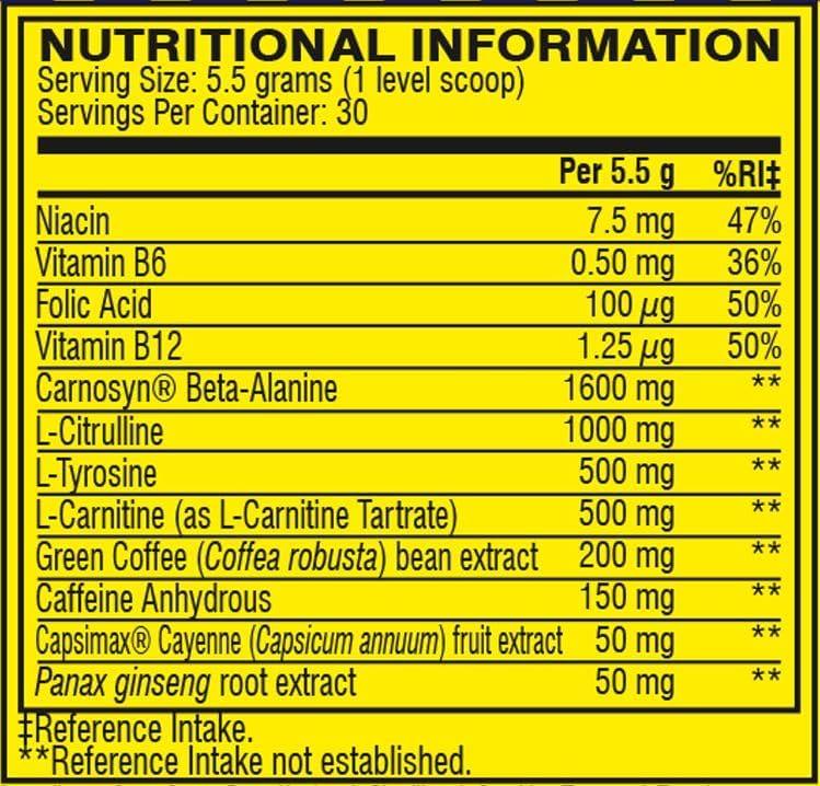 Pre Workout C4 Ripped   Tropical Punch   30 servicios