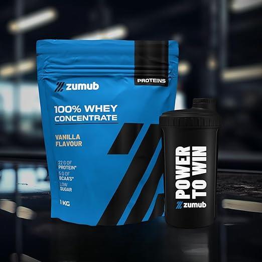 Zumub Proteína 100% Whey Concentrada 1kg   Vainilla