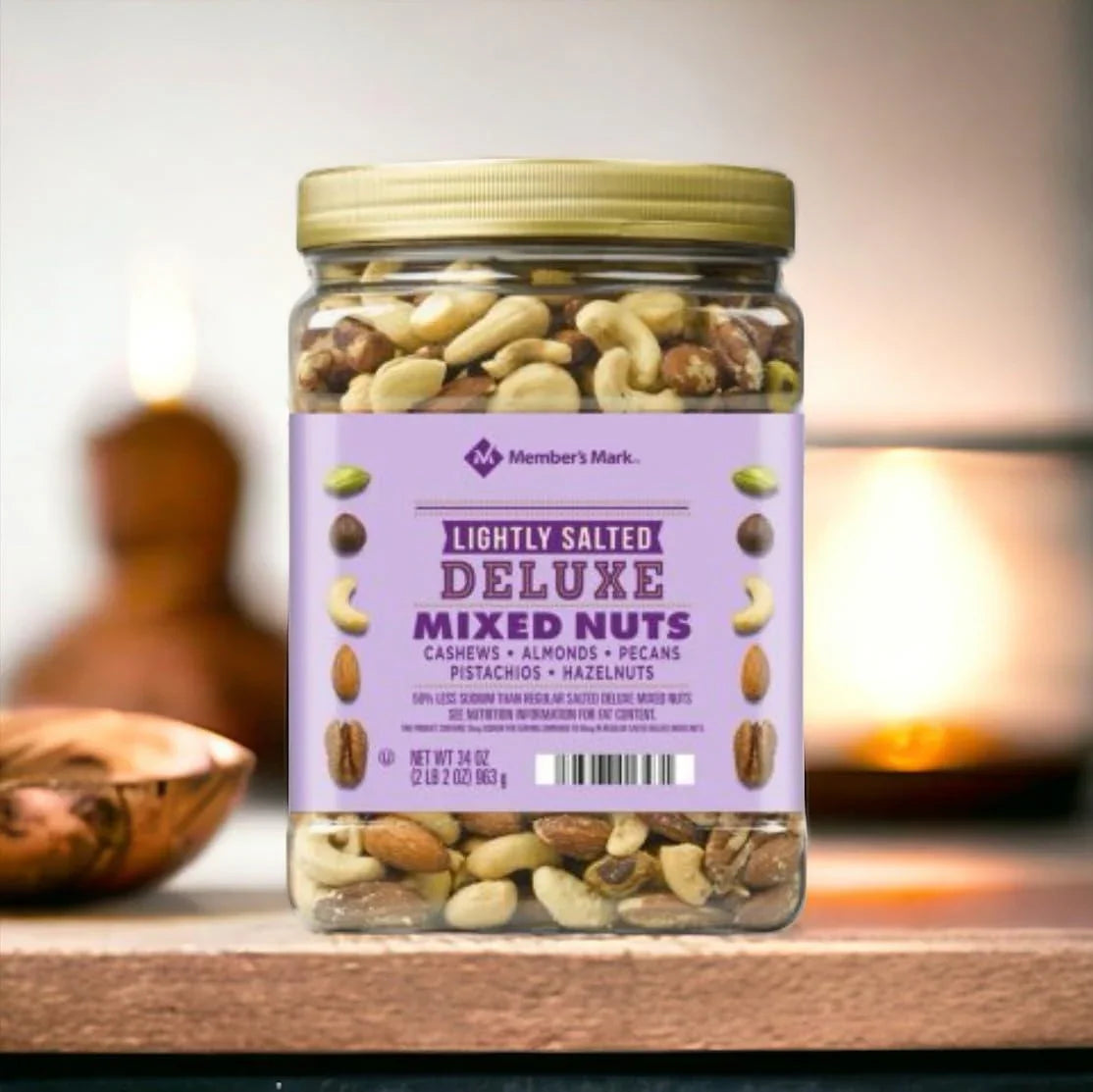 Frutos Secos Mixtas Members Mark Deluxe Lightly Salted 963 g