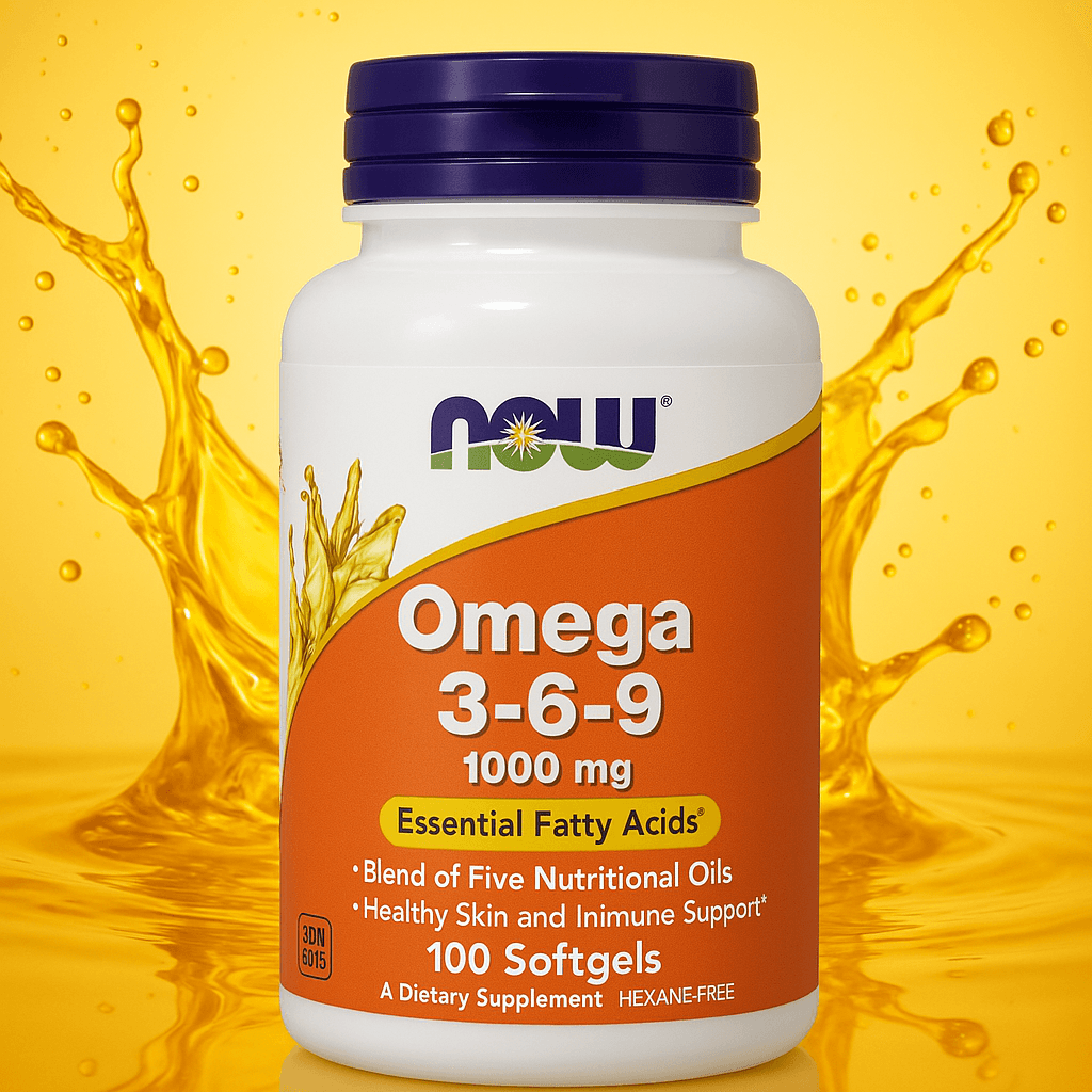 NOW OMEGA 3 6 9 1000 MG 100 SOFTGELS