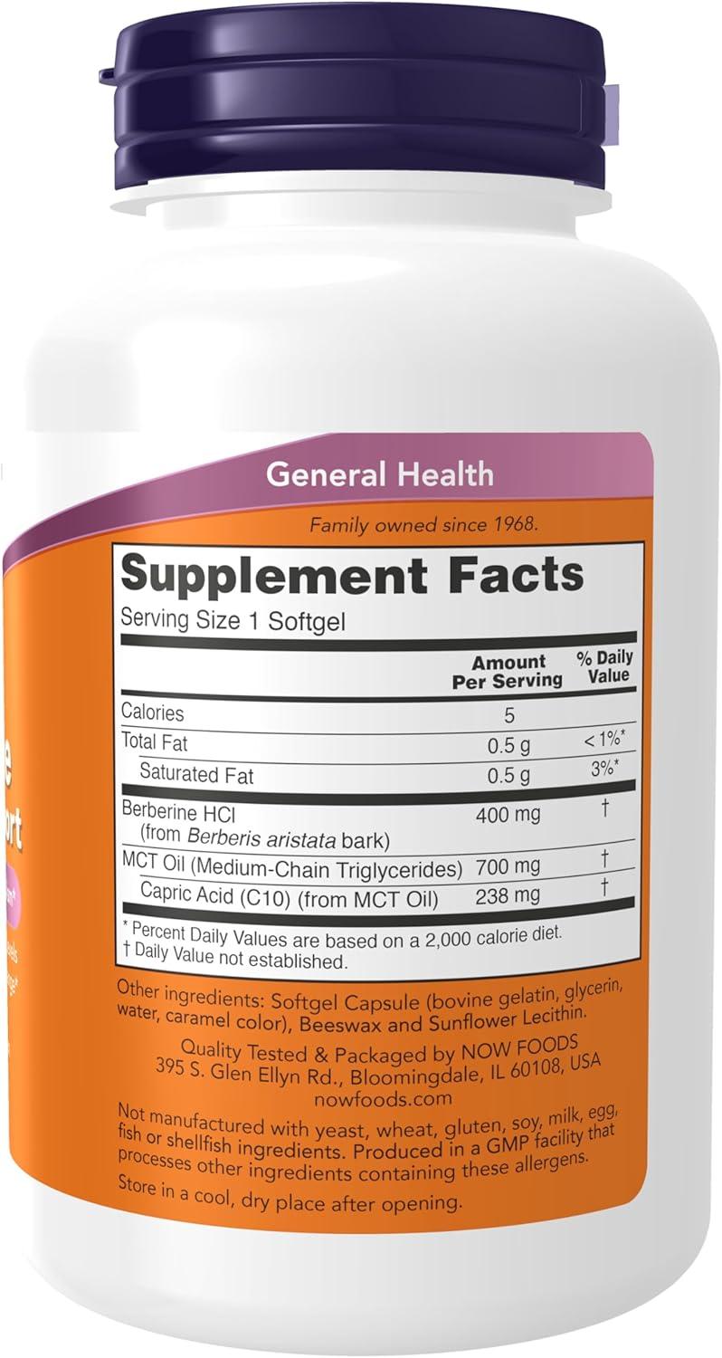 NOW BERBERINA Glucose Support   90 Softgels