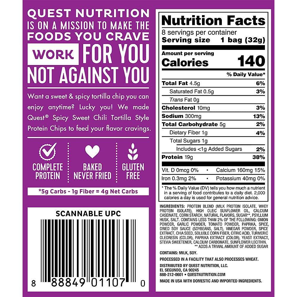 Quest Chips de Proteína   Spicy Sweet Chili