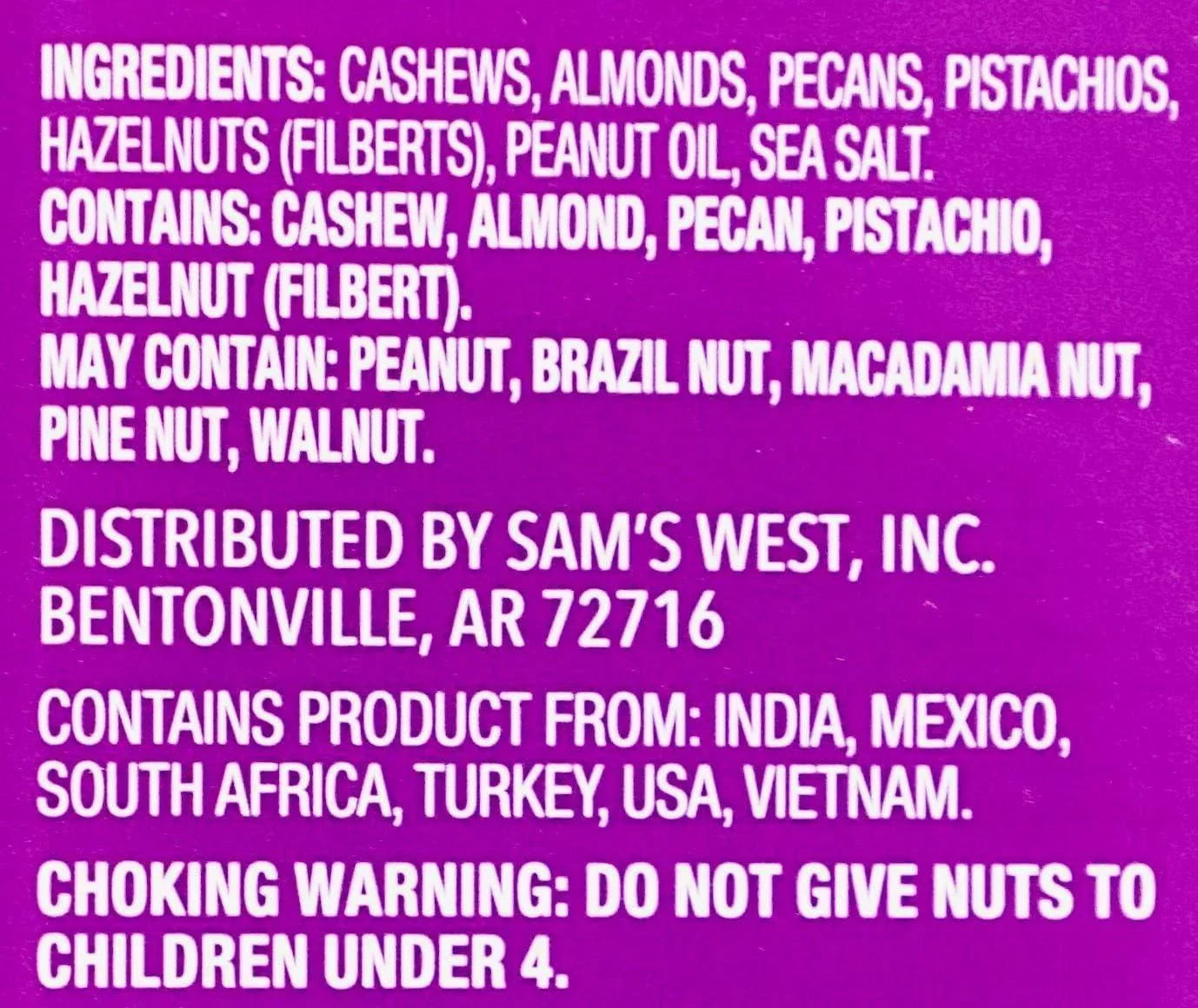 Nueces Mixtas Members Mark Deluxe Sea Salt Frutos Secos 963 g