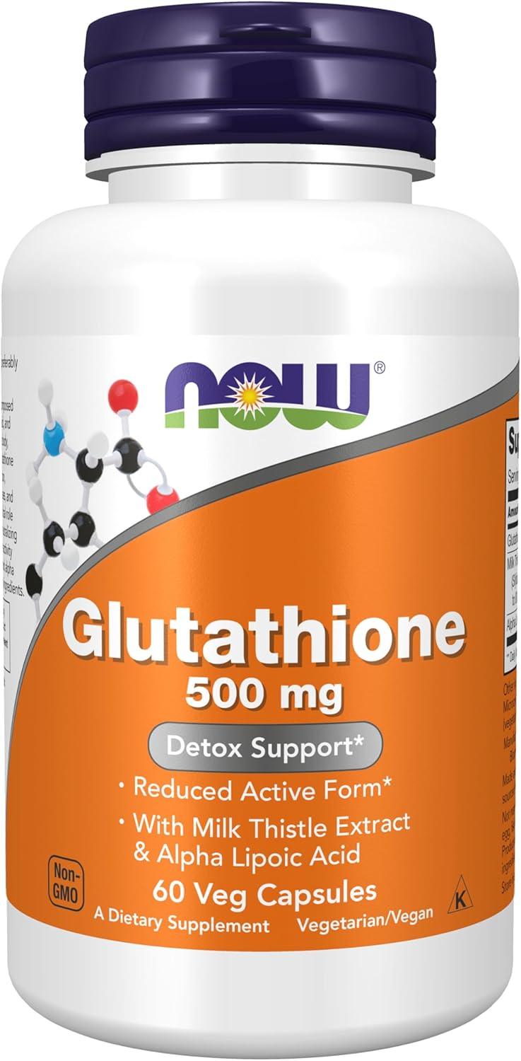 NOW GLUTATHIONE Detox Support 500 mg   60 Softgels