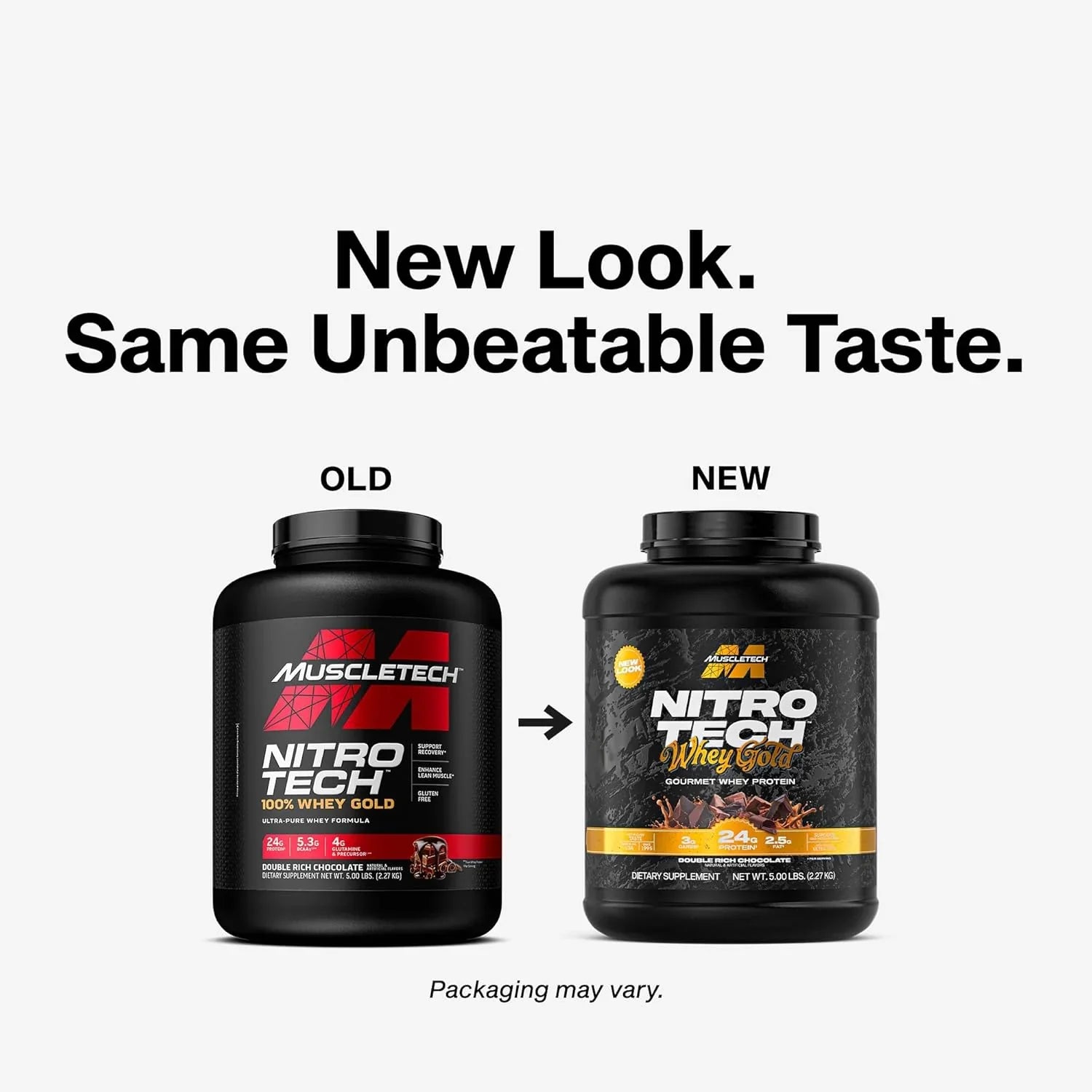 Proteina MuscleTech Nitro Tech 100% Whey Gold 5lb Double Rich Chocolate