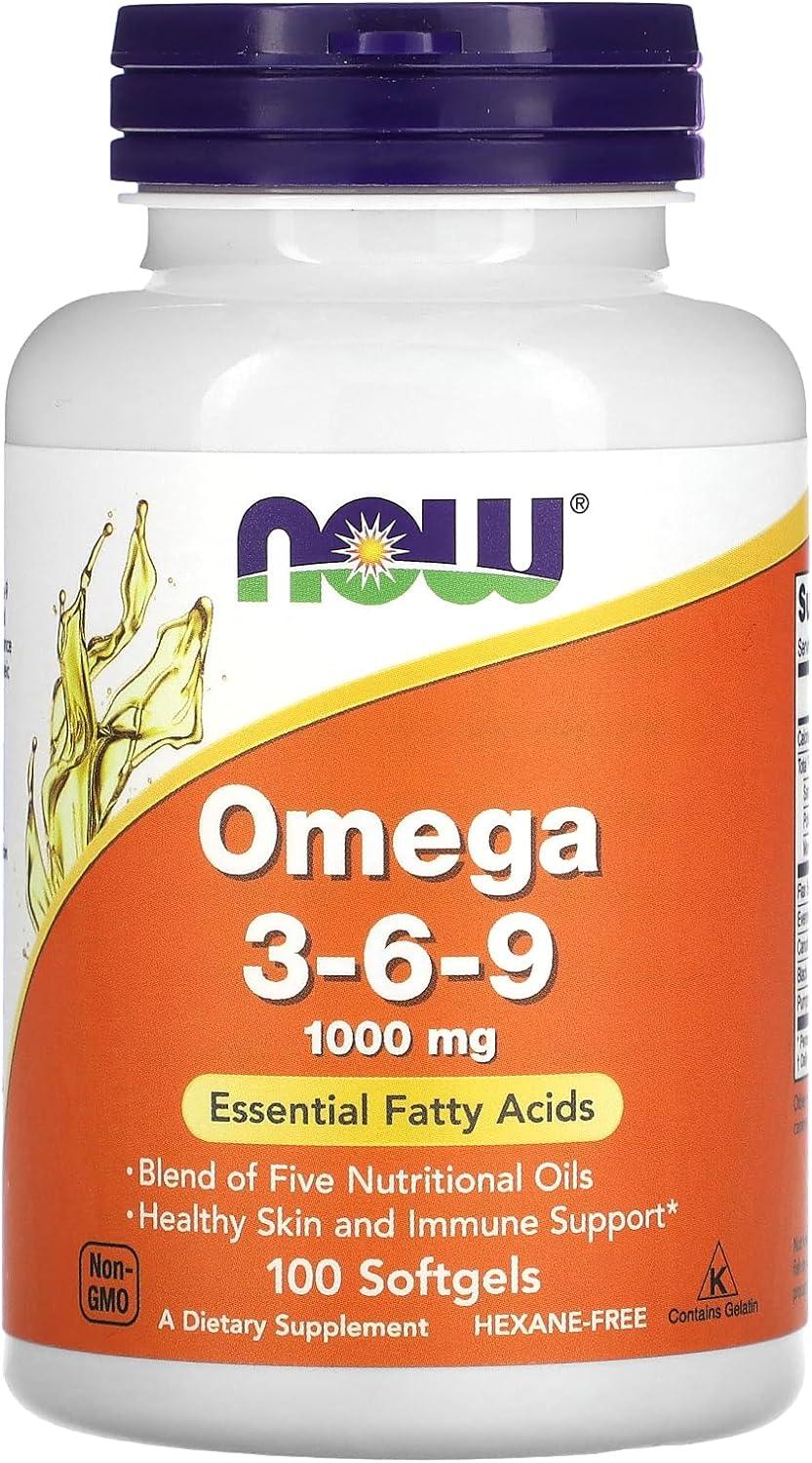 NOW OMEGA 3 6 9 1000 MG 100 SOFTGELS