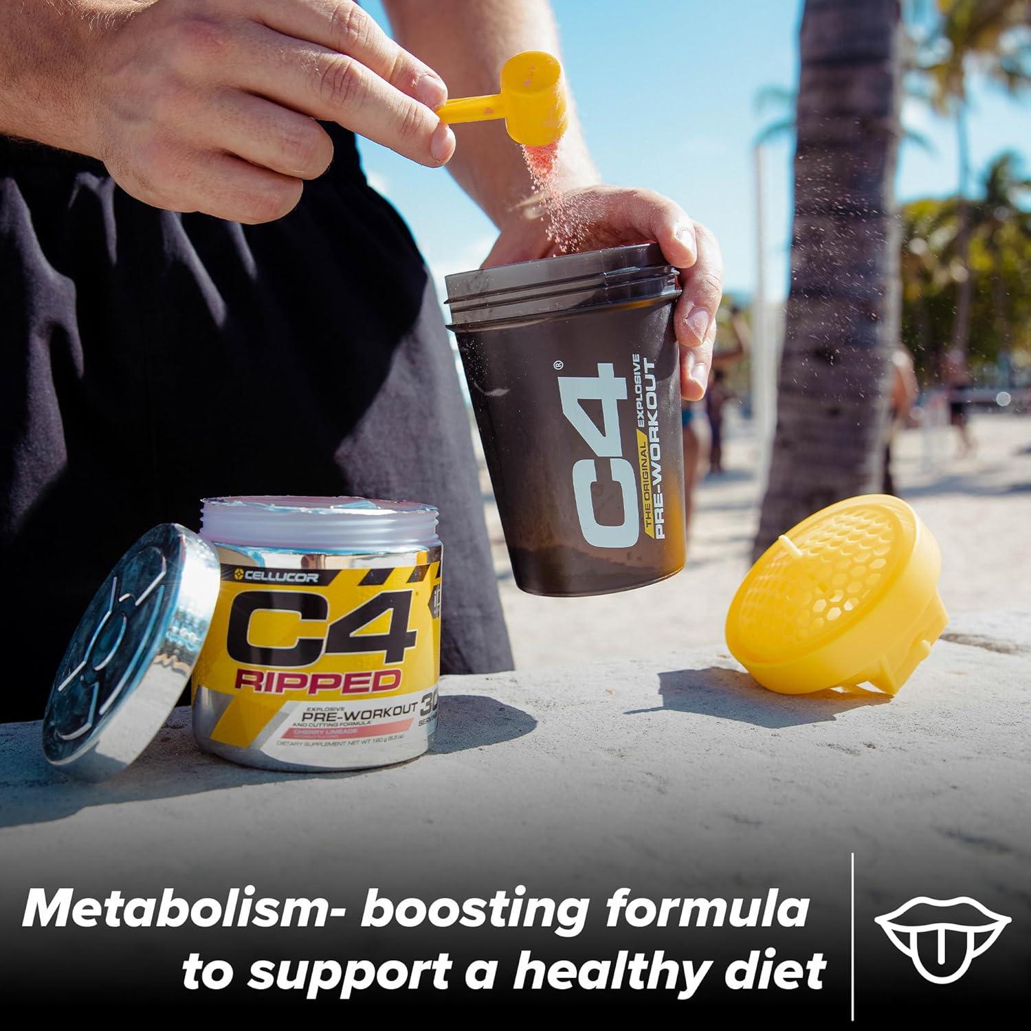 Pre Workout C4 Ripped   Tropical Punch   30 servicios