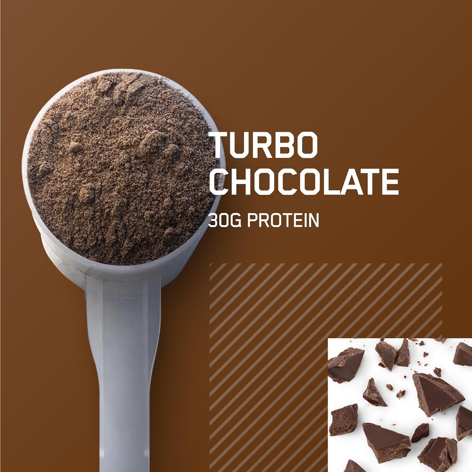 Proteína Optimum Nutrition Platinum HydroWhey Turbo Chocolate 1.80 lb 20 serv