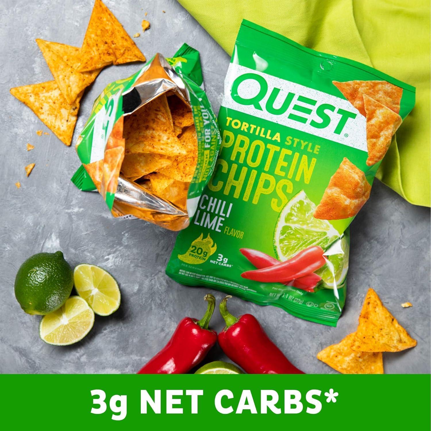Quest Chips Proteicas   Chili Lime