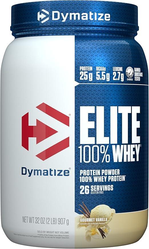 Proteína Dymatize Elite 100% Whey Protein   2 lb   Gourmet Vainilla