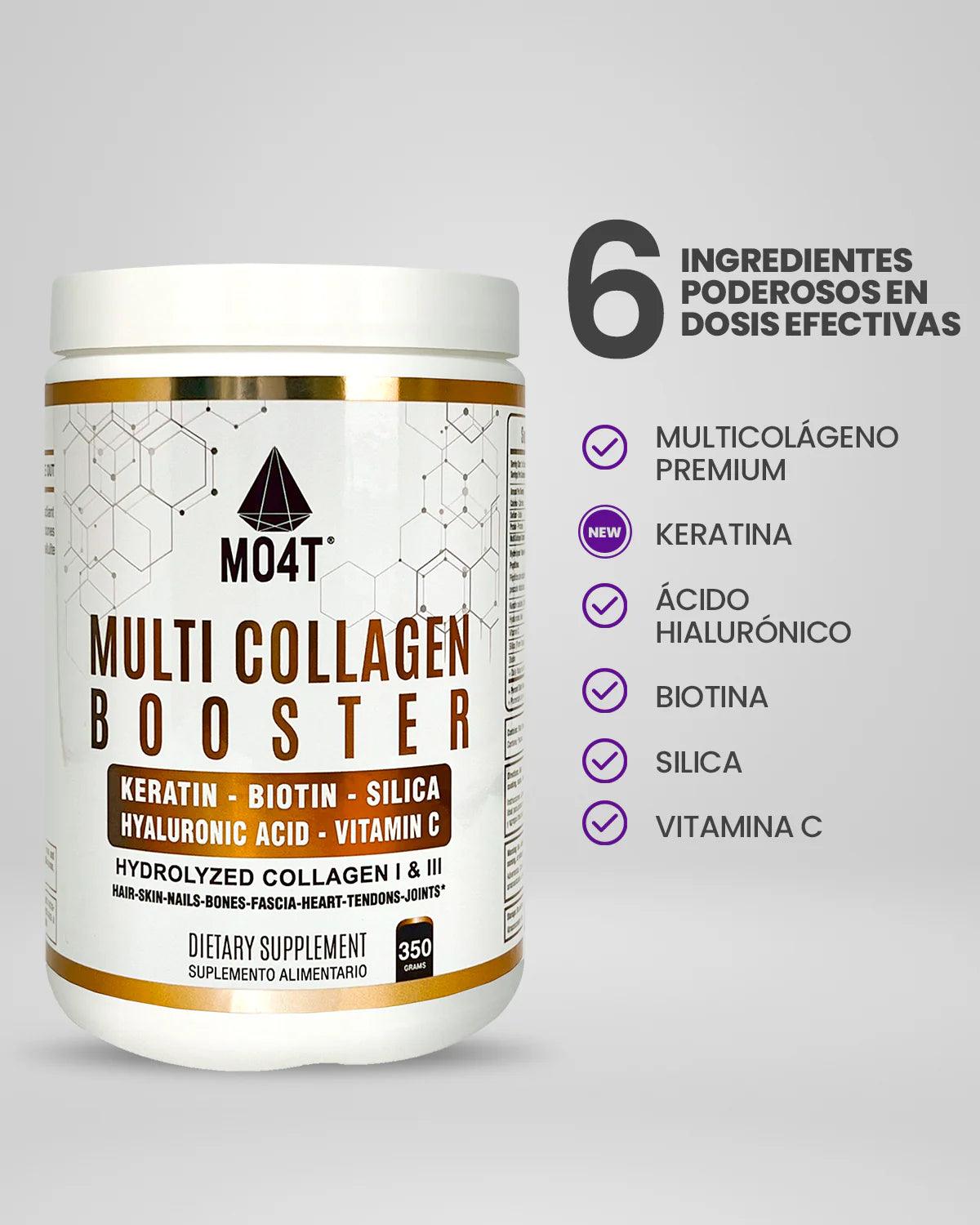 MULTI COLÁGENO MO4T BOOSTER   Formato envase, 350 gr