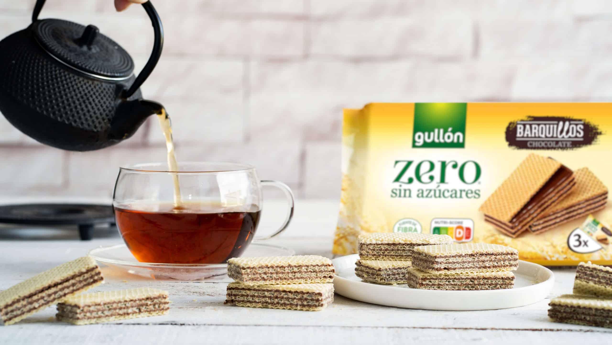 Gullón Galleta Barquillos Choco Zero 180 g