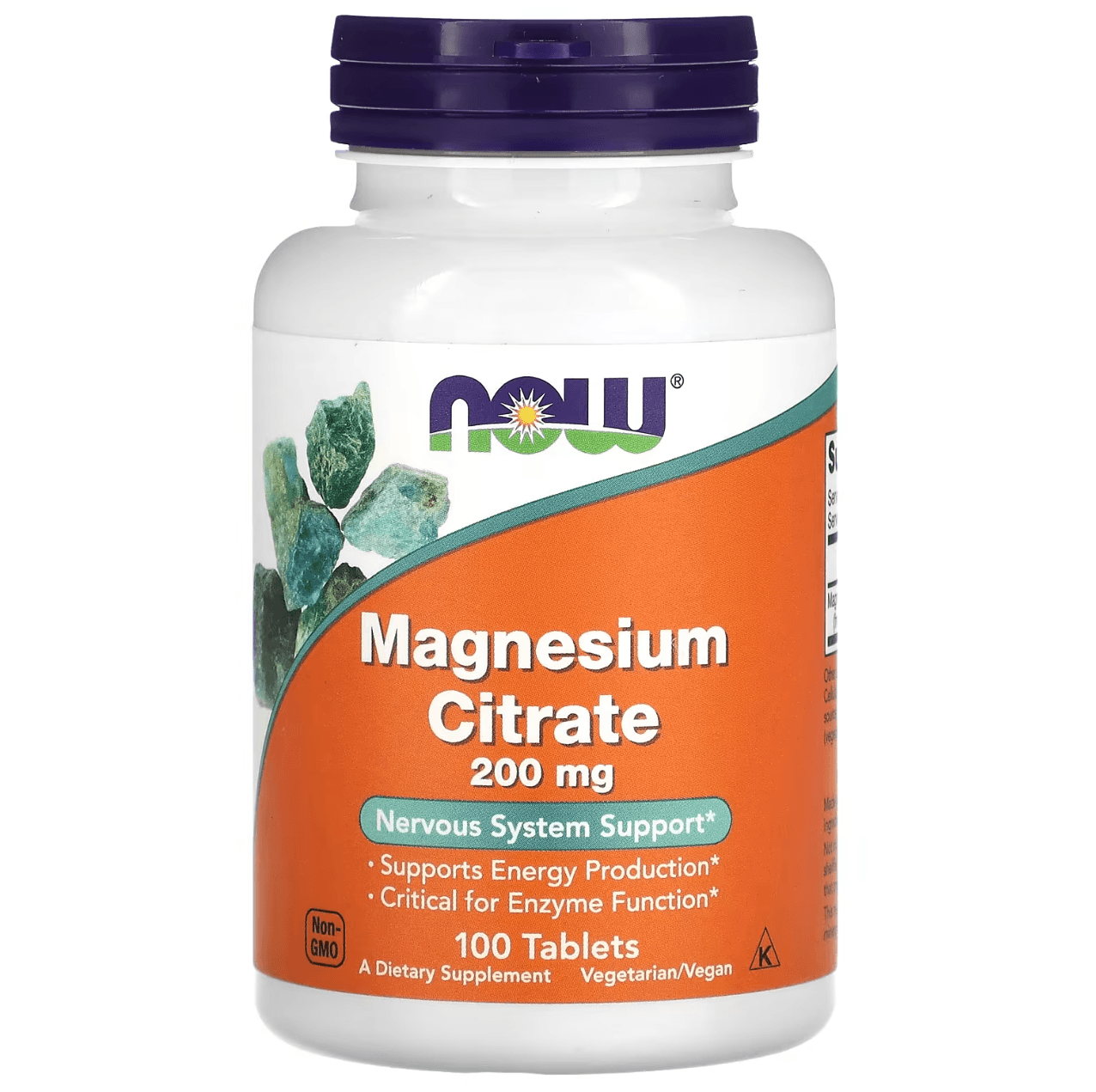 NOW CITRATO DE MAGNESIO 200mg 100 Caps
