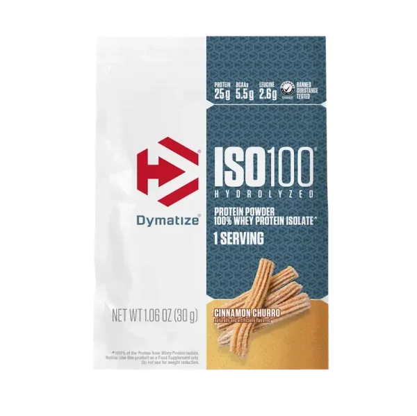 Proteína Dymatize ISO100 Cinnamon Churro Sobre individual