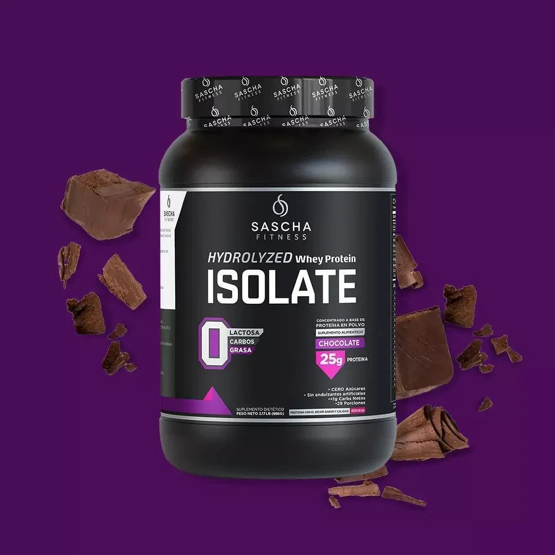Proteína Sascha Fitness Hydrolyzed Whey Protein Isolate CHOCOLATE 2.17 lb