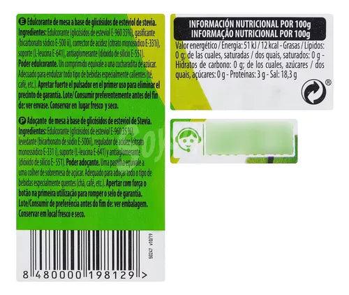 Stevia en Pastillas   Hacendado