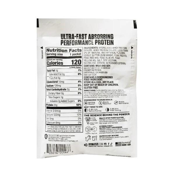 Proteína Dymatize ISO100 Fruity Pebbles Sobre individual