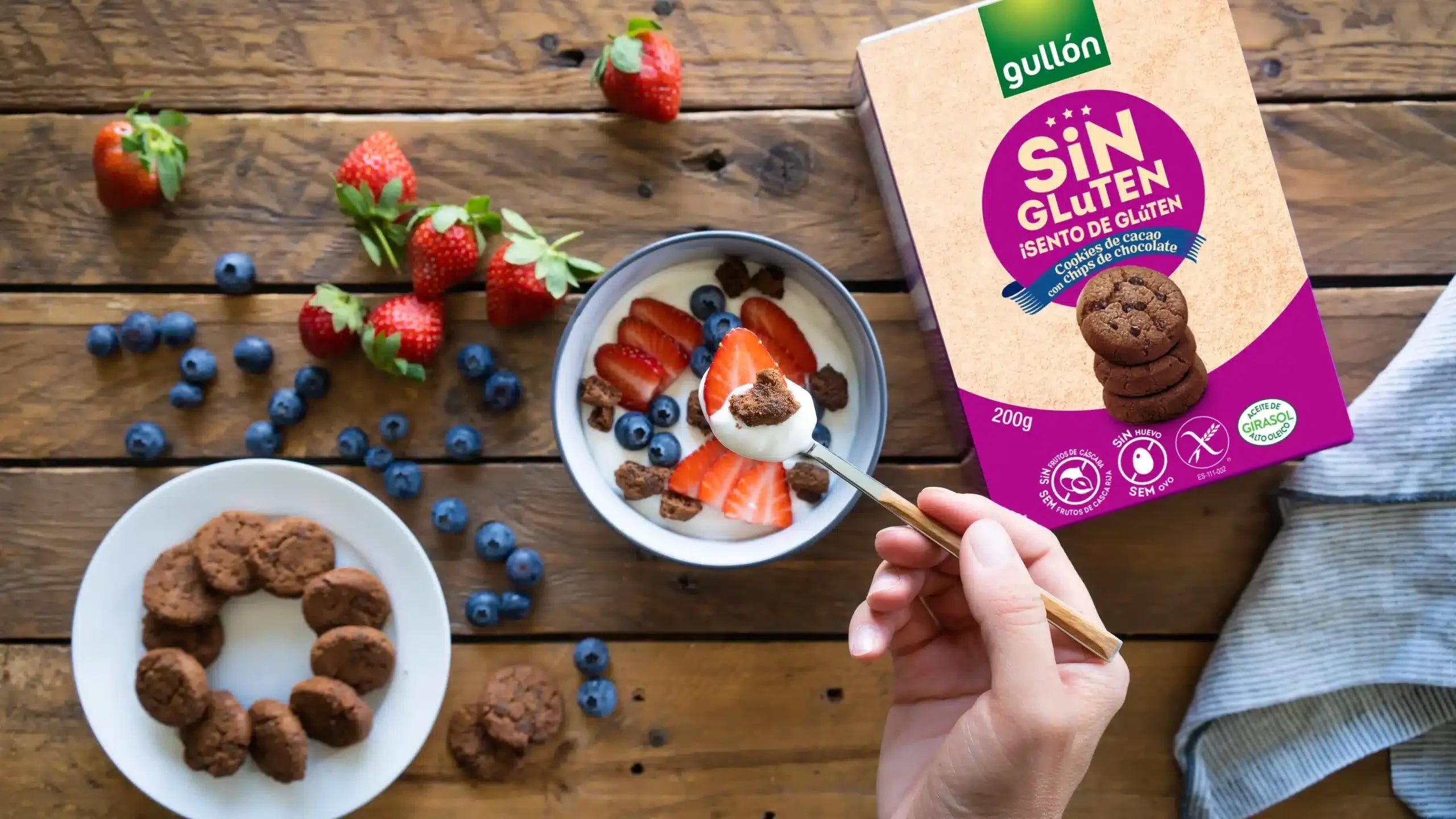 Gullón Galleta Gluten Free 200 g Chocolate Chips