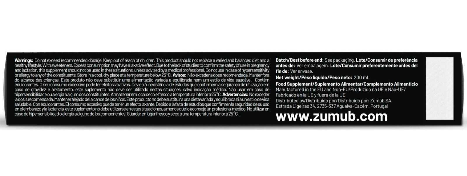 Zumub L Carnitina 2000   20 Ampollas   Piña