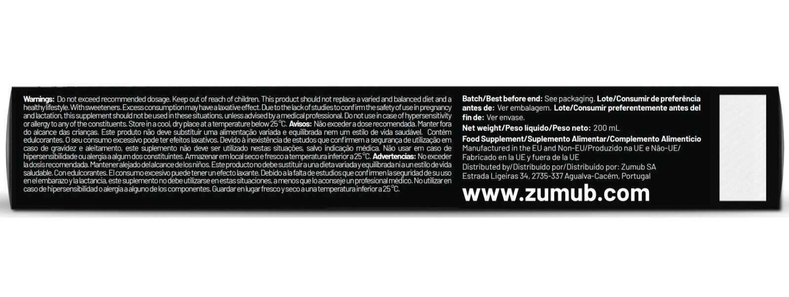 Zumub L Carnitina 2000   20 Ampollas   Limón