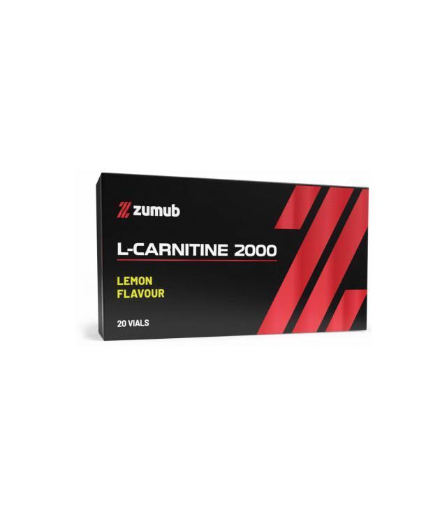 Zumub L Carnitina 2000   20 Ampollas   Limón