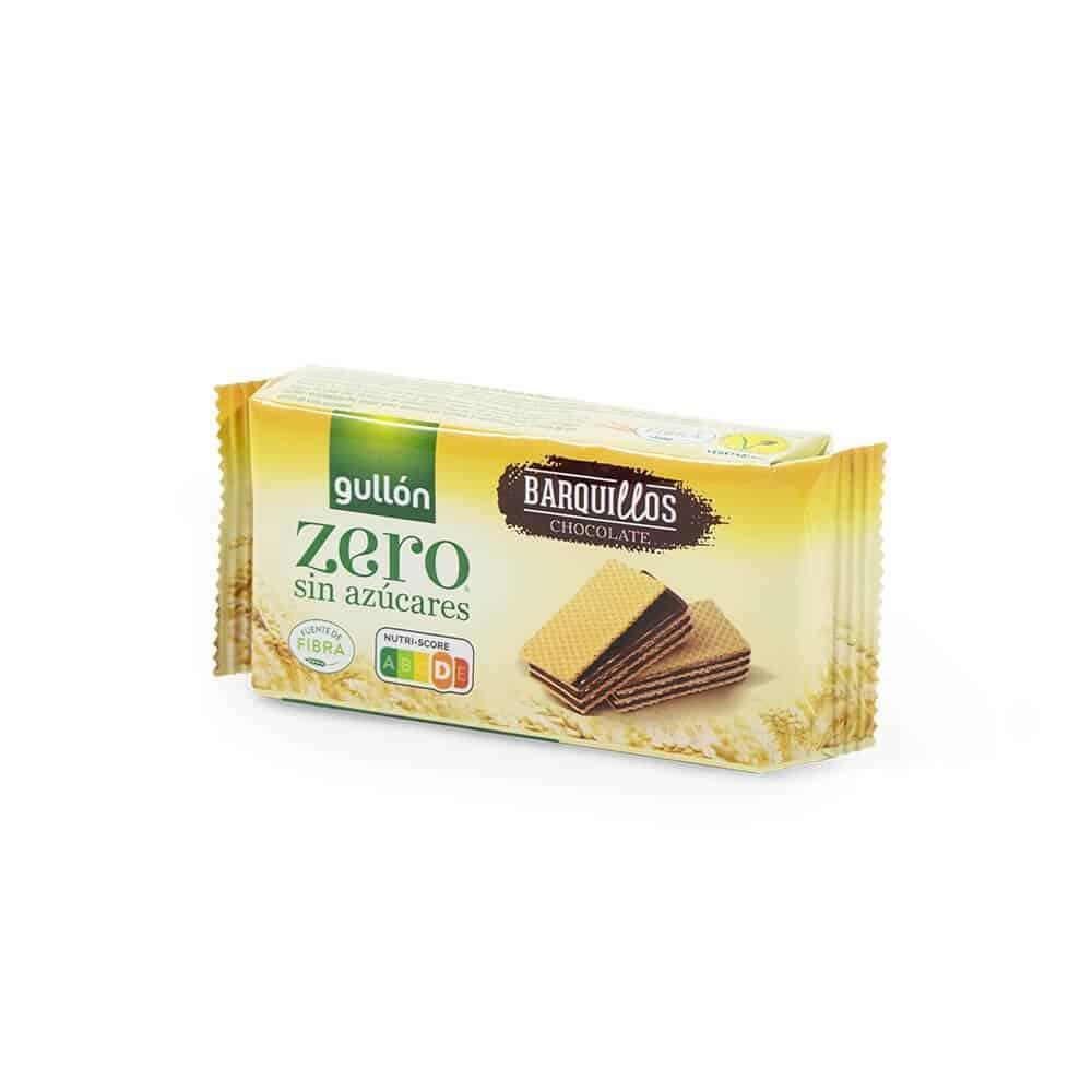 Gullón Galleta Barquillos Choco Zero 180 g