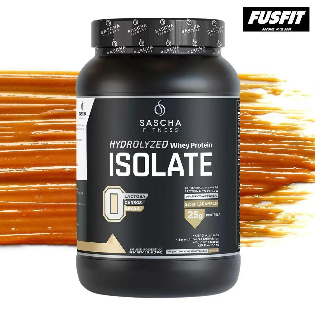 Proteína Sascha Fitness Hydrolyzed Whey Protein Isolate CARAMELO 2.11 lb