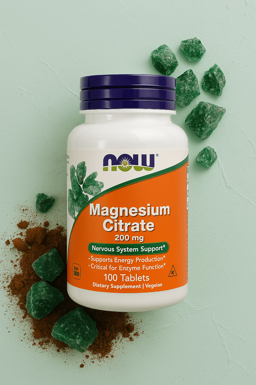 NOW CITRATO DE MAGNESIO 200mg 100 Caps