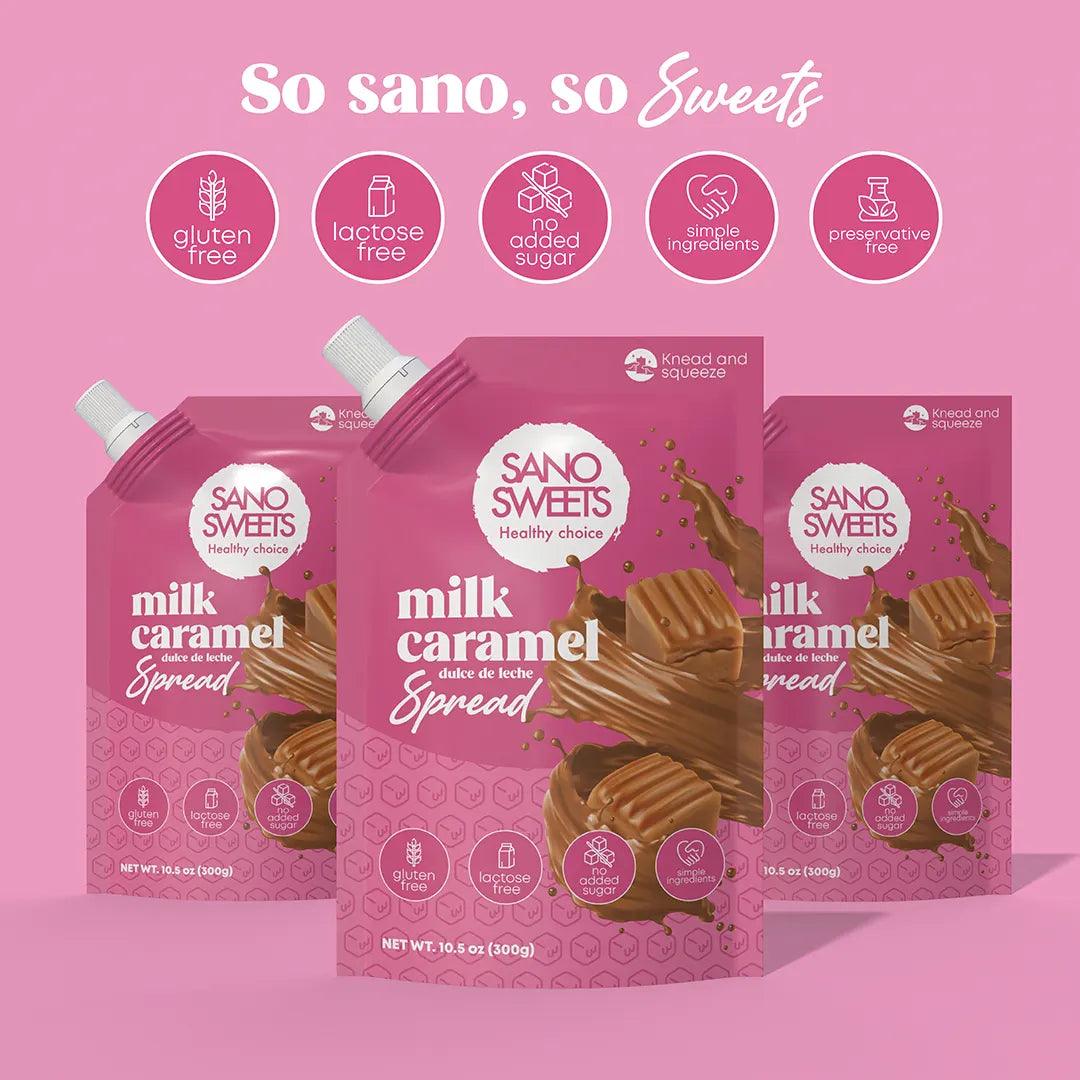 Sano Sweets   Caramelo de leche 250 g