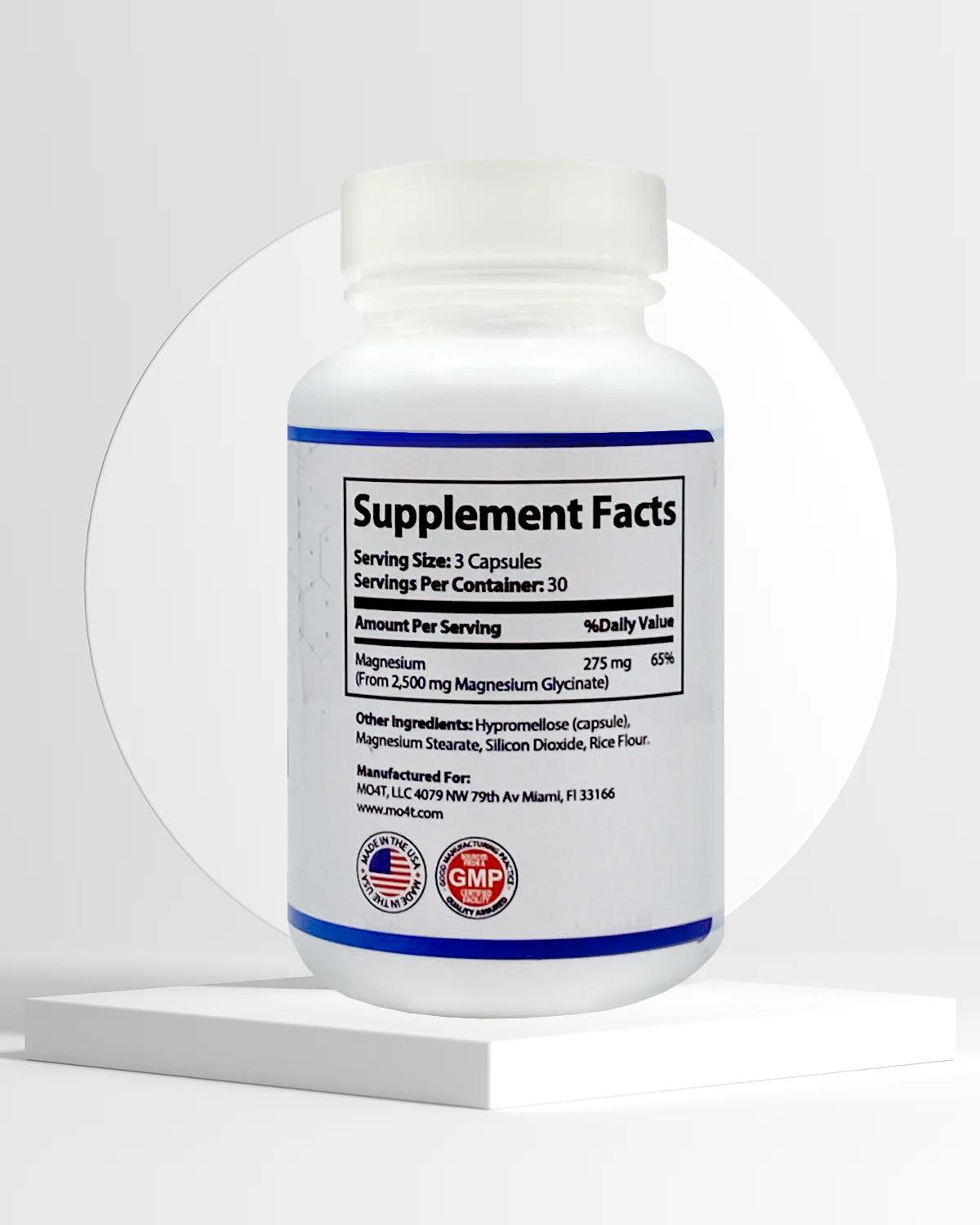 MO4T GLICINATO DE MAGNESIO 90 Caps