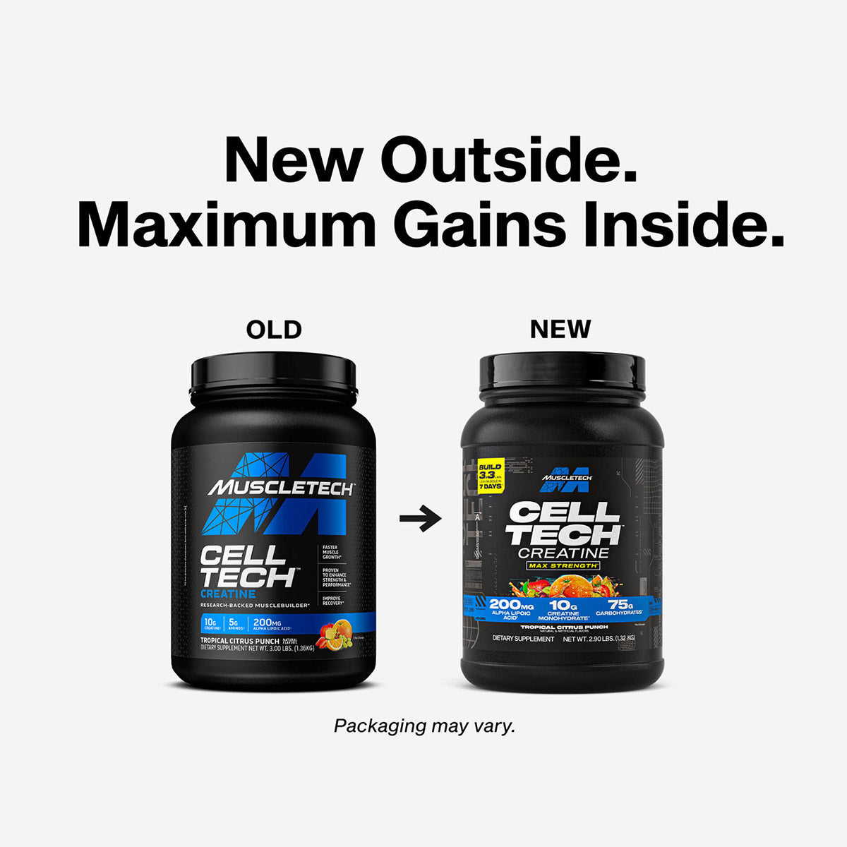 Creatina MuscleTech Cell Tech Perfomance Series   Fruit Punch   3 LB