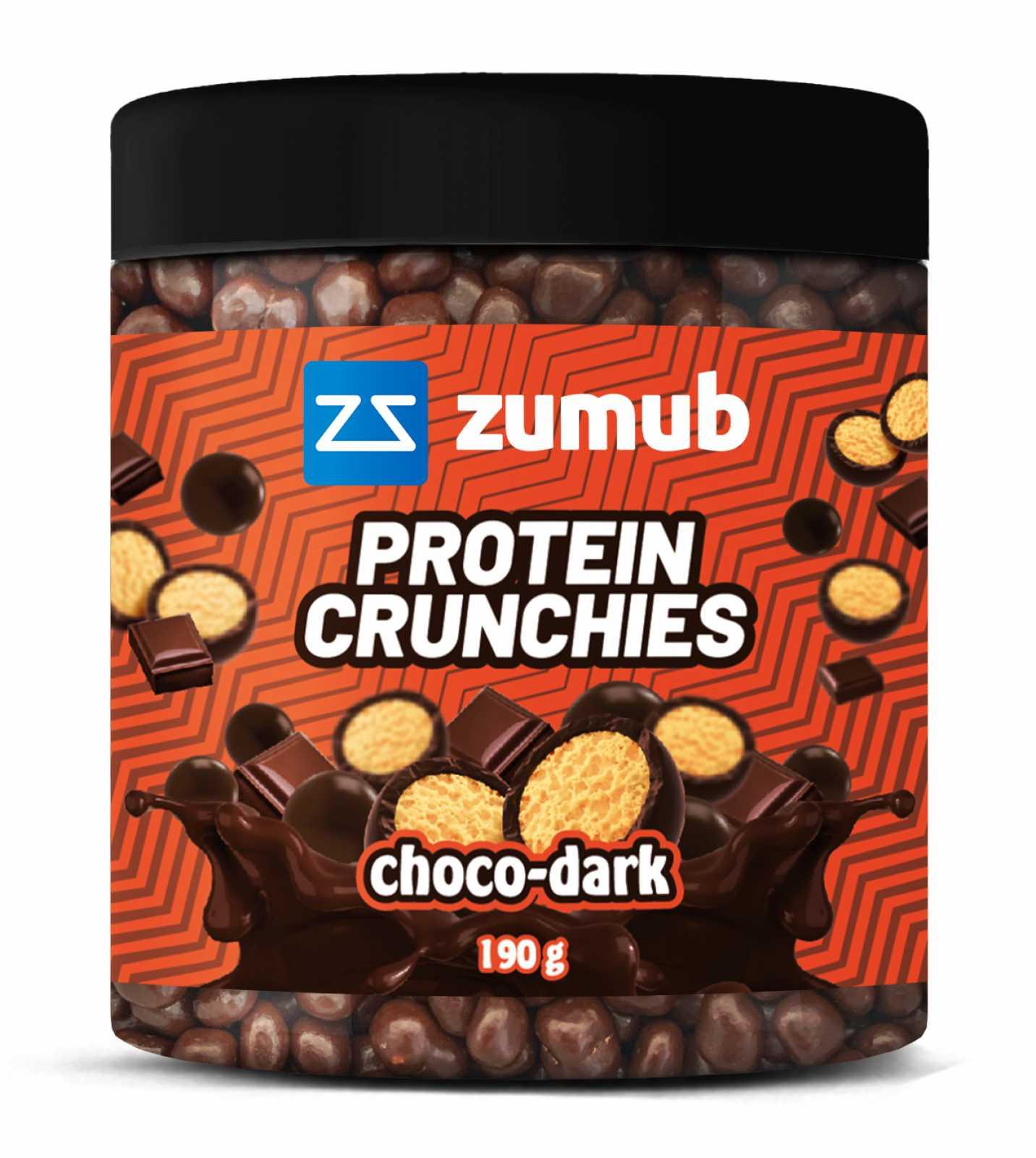 Zumub Crunchies de proteína Choco Dark 190 g