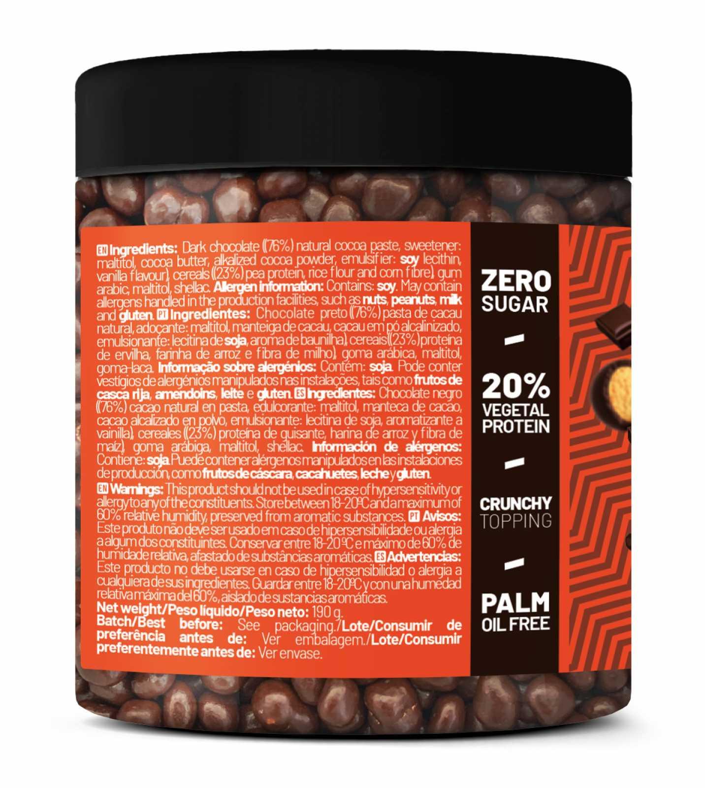 Zumub Crunchies de proteína Choco Dark 190 g